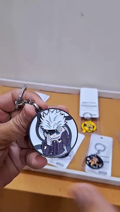 Fancy Anime Metal Keyring Keychains Key Chain