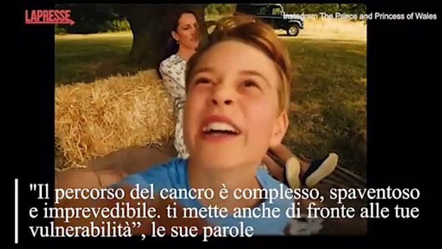 Il video di Kate con William e i figli: «Ho finito la chemioterapia. Gli ultimi mesi incredibilmente duri per noi»