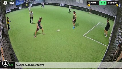 Faute de Adrien - FC PINTE