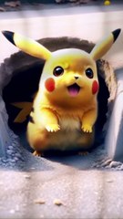 AI Generated vedio || Pikachu live