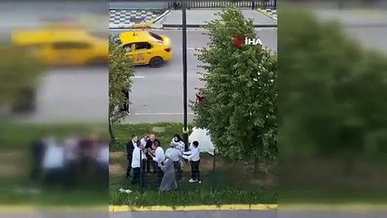 Gelin ve damat ne olduğunu anlayamadı!