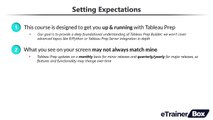 Intro to Tableau Prep 4. Setting Expectations Video