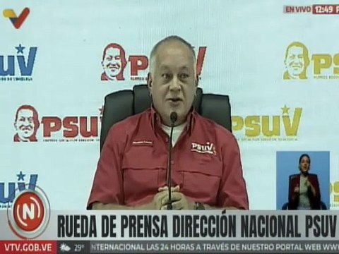 Primer Vpdte. del PSUV Diosdado Cabello: Avión incautado por EE.UU. es del pueblo de Venezuela