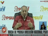 Primer Vpdte. del PSUV Diosdado Cabello: EE.UU. dirige conspiraciones contra gobiernos de izquierda