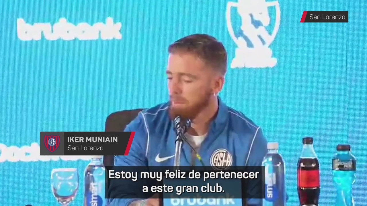 Muniain, en su presentación en San Lorenzo: "Es...
