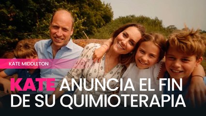 Kate Middleton confirma el fin del tratamiento de quimioterapia