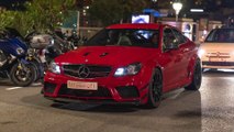 LOUD Mercedes C63 AMG Black Series with Straight Pipes - Accelerations & Revs !