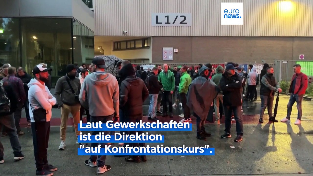 Protest gegen drohendes Aus von Audi in Brüssel: 200 Autoschlüssel weg