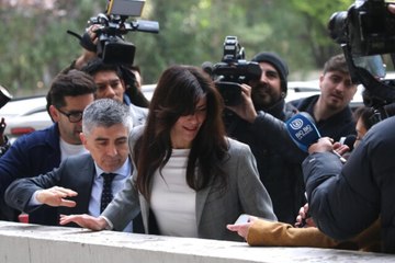 Así fue la caótica llegada de Tonka Tomicic a declarar por Caso Audios