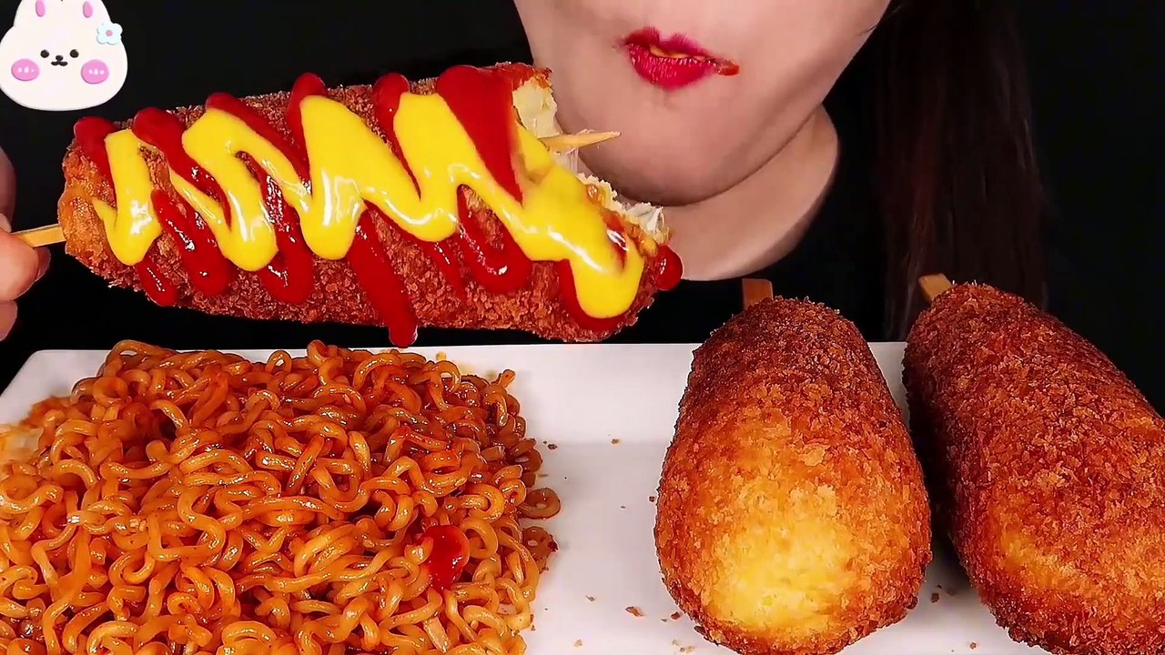 ASMR MUKBANG| Fire spicy Mushrooms, Spicy chicken  and much more..