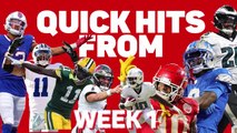 NFL Week 1 Review - No.1 pick curse broken as Williams picks up debut win