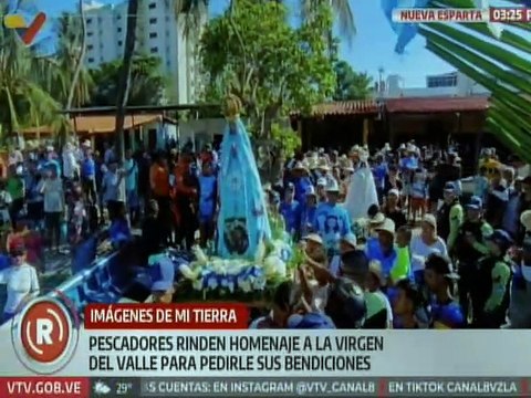 Pescadores de Nueva Esparta rindieron homenaje a la Virgen del Valle