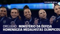 Orgulho: Ministério da Defesa homenageia medalhistas olímpicos