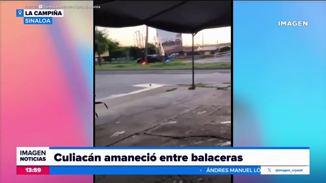 Se registran balaceras en Culiacán, Sinaloa