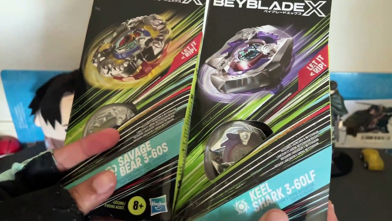 Savage Bear and Shark Edge unboxing! | Beyblade X Zenin!