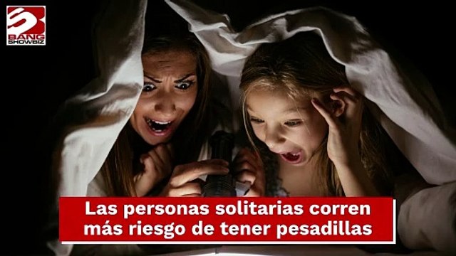 Las personas solitarias corren más riesgo de tener pesadillas