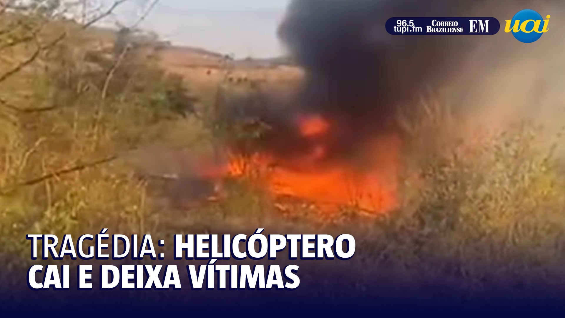 Helicóptero cai em Pernambuco