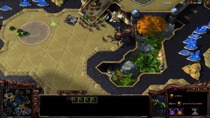 [StarCraft 2] No.0258 -- Normal-Level ZERG player fights Hard A.I., WIN [Lings' Day]