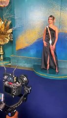 El mal momento de Denisse de Gran Hermano en la alfombra azul de los Martín Fierro