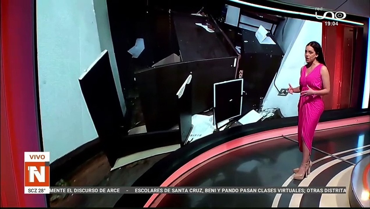 Destrozos en la COB