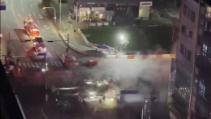 신안산선 지하철 공사현장 '불'...한때 대응 1단계 / YTN