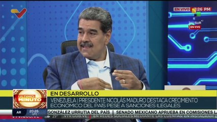 Pdte. Nicolás Maduro: Milei está destrozando a Argentina por su pésima administración