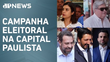 Confira agenda dos candidatos à Prefeitura de São Paulo nesta segunda (09); Cristiano Vilela analisa