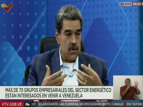 Pdte. Maduro: Más de 70 inversionistas internacionales están interesados de invertir en Venezuela