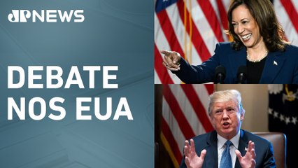 Kamala Harris e Donald Trump se enfrentam pela primeira vez nesta terça (10); Favalli analisa