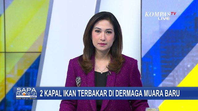 Diduga Korsleting Listrik, 2 Kapal Ikan Terbakar di Dermaga Muara Baru Jakarta!