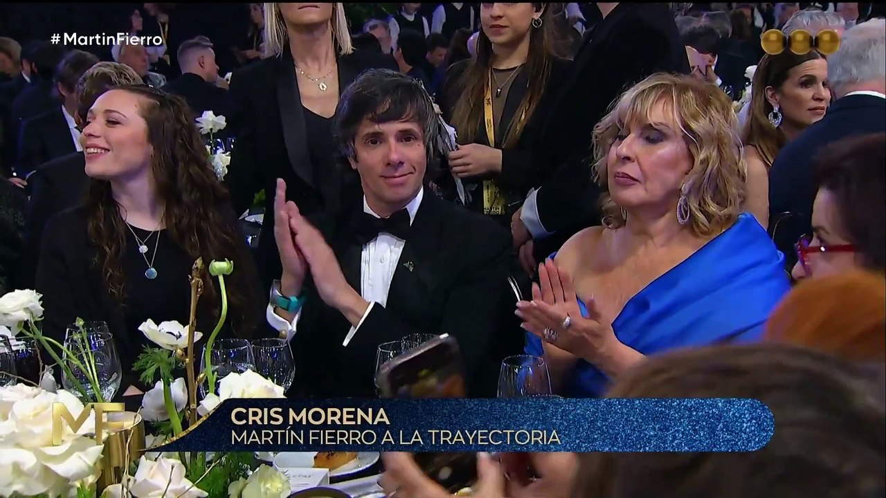 El homenaje a Cris Morena en los Premios Martín Fierro 2024