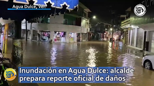 Inundación en Agua Dulce: alcalde prepara reporte oficial de daños