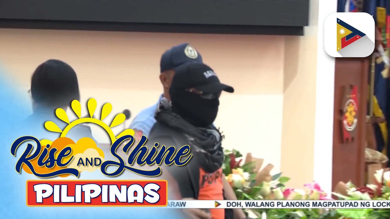 Apollo Quiboloy at iba pang mga akusado, iniharap ng PNP at DILG sa press briefing sa Camp Crame