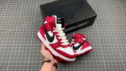 AMBUSH x NK Dunk High White&Red