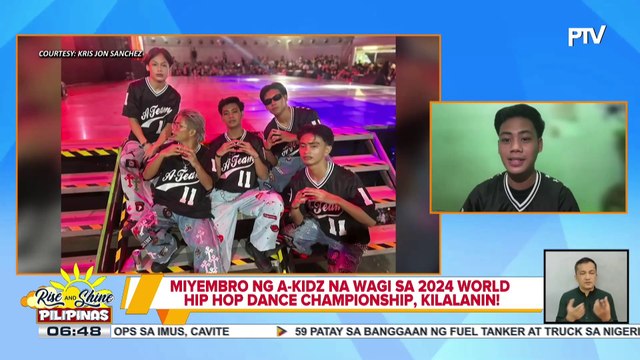 Miyembro ng A-Kidz na wagi sa 2024 World Hip Hop Dance Championship, kilalanin!