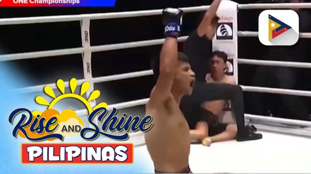 Jean Claude Saclag, wagi kontra sa South Korean opponent na si Lee Jun Young sa One Championship Flyweight Match sa Bangkok, Thailand