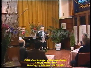 Caffè Paszkowsky.  di Narciso Parigi.  Mago Mister Max - Tele Centro Toscana - 1987