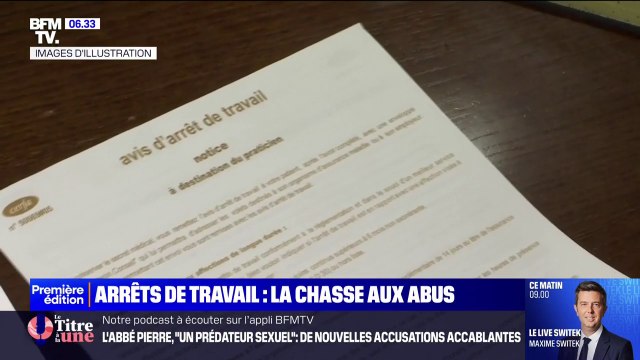 Hausse du déficit de la Sécurité sociale: les arrêts de travail dans le viseur