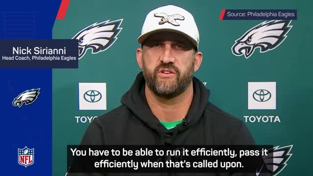 Sirianni praises 'calm and cool' Hurts