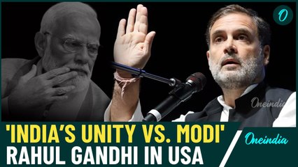 'I don't hate Modi but...' Rahul Gandhi's Candid take on BJP and RSS in Washington, D.C, USA | Watch