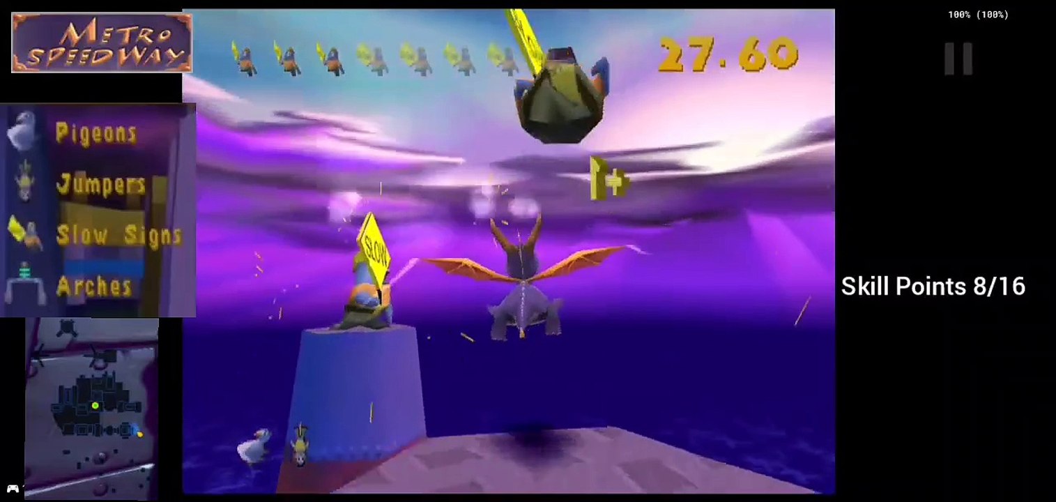 Spyro 2 Ripto's Rage/Gateway to Glimmer Walkthrough Part 12 100%