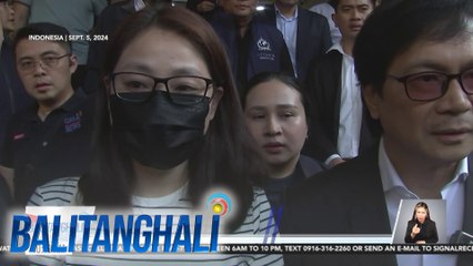 Alice Guo, ibinigay sa Senado ang pangalan ng tumulong sa kanila na makalabas ng Pilipinas | Balitanghali