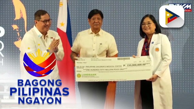 PBBM, binisita ang PCMC bilang pakikiisa sa selebrasyon ng Childhood Cancer Awareness Month