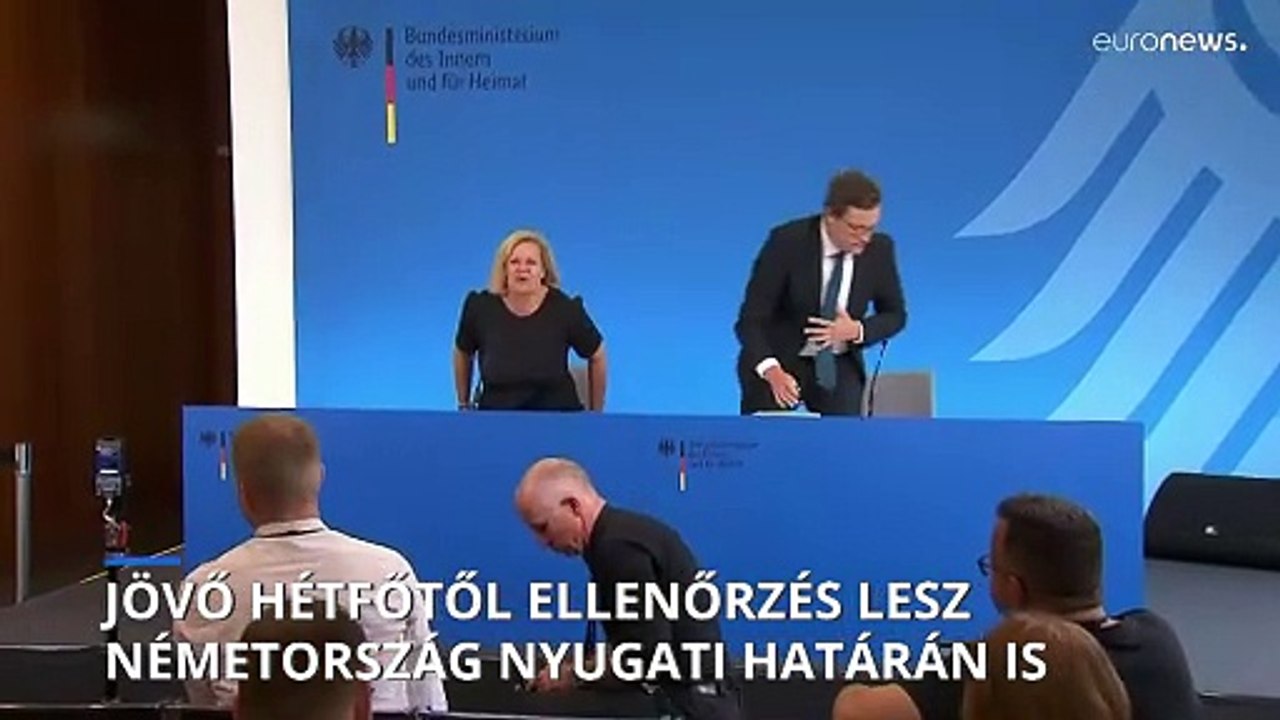 Az illegális migráció miatt Németország az összes határán bevezeti az ellenőrzést