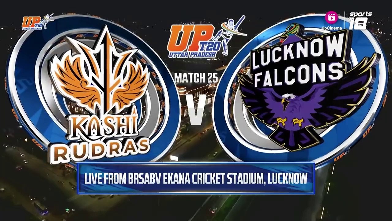 Match Highlights _ Kashi Rudras vs Lucknow Falcons _ UPT20 _ JioCinema ...