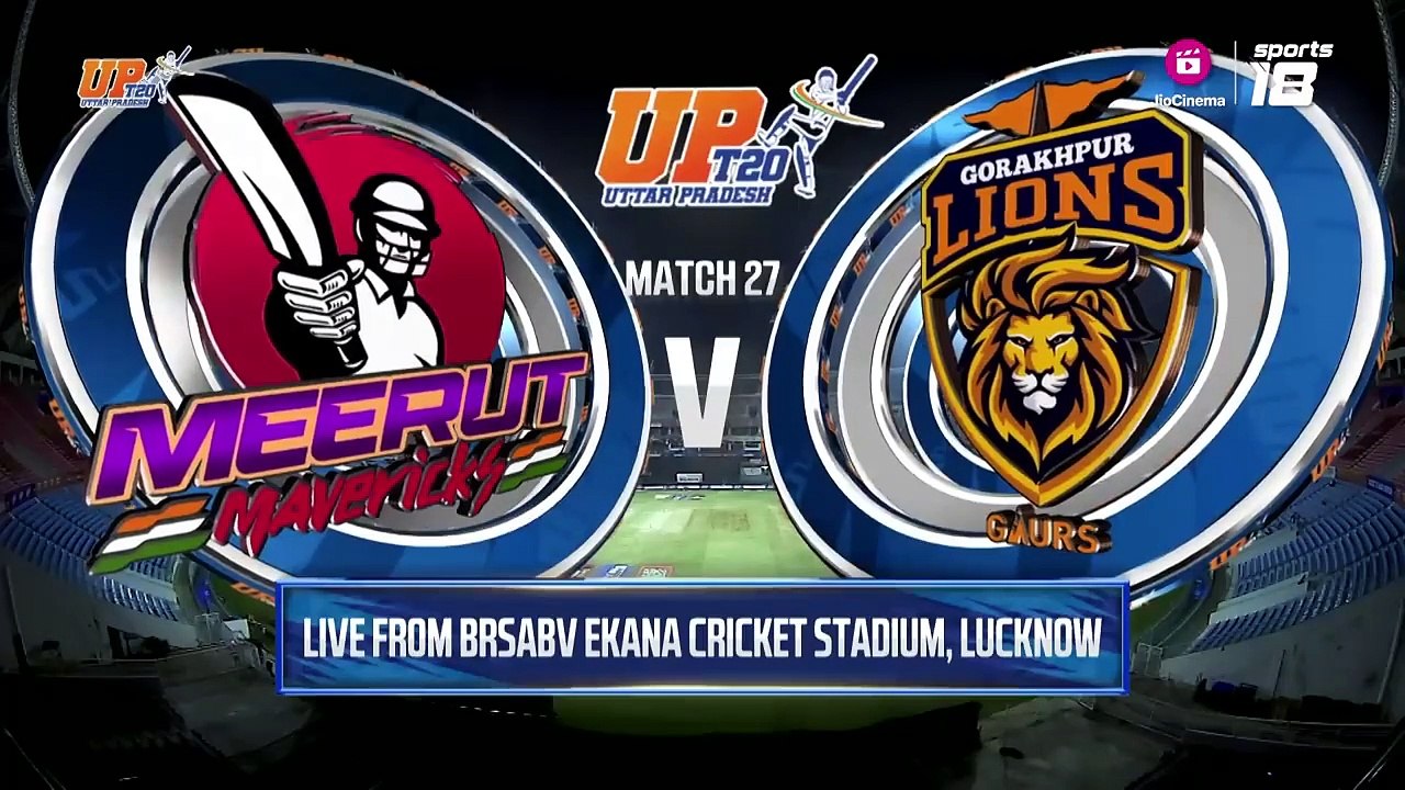 Meerut Mavericks vs Gorakhpur Lions _ UPT20 Highlights _ JioCinema & Sports18