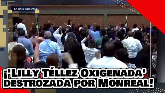 ¡VE! ¡’La lilly Téllez Oxigenada’ es destrozada por Monreal por atacar la reforma judicial de AMLO!