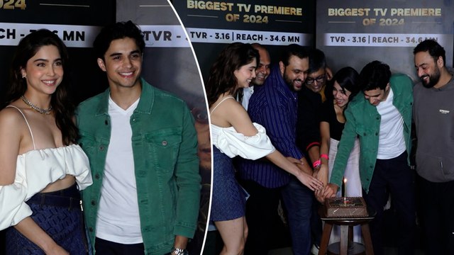 Munjya' Becomes Biggest TV Premiere Of 2024, Sharvari Wagh & Abhay Verma Celebrates Success With Team