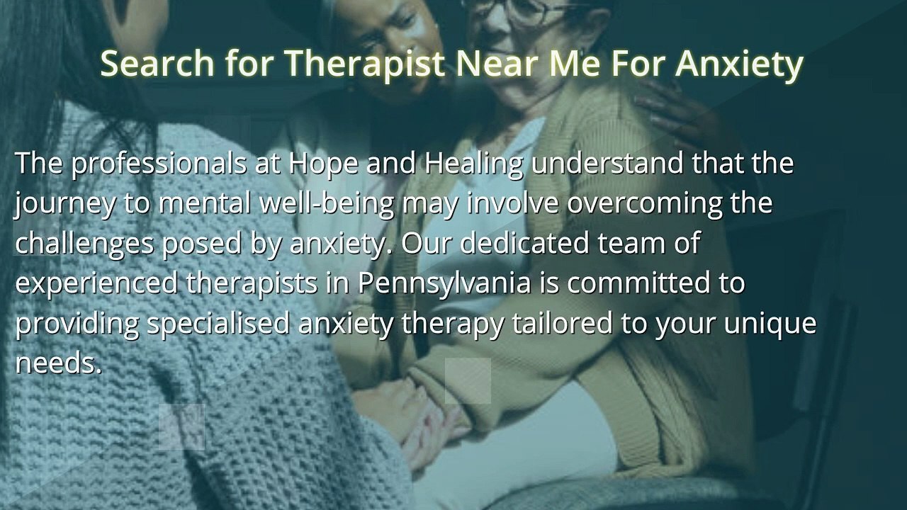 How To Search For Therapist Near Me For Anxiety - video Dailymotion