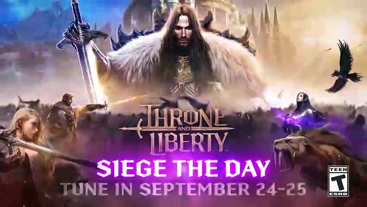 Throne and liberty: trailer stellt das launch-event „siege the day” vor